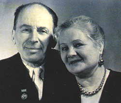 Зоя Константиновна с мужем Георгием Шебуевым